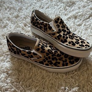 Cheetah Print Vans Size 7